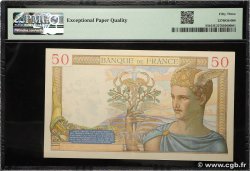 50 Francs CÉRÈS modifié FRANCE  1938 F.18.11 XF+