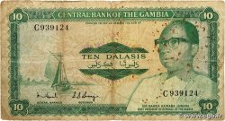 10 Dalasis GAMBIA  1972 P.06b F