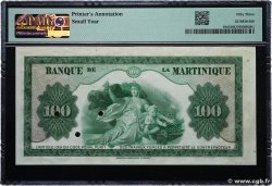 100 Francs Spécimen MARTINIQUE  1945 P.19s SUP+