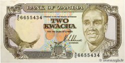 2 Kwacha ZAMBIE  1989 P.29a SUP+