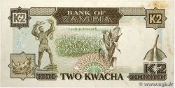 2 Kwacha ZAMBIE  1989 P.29a SUP+