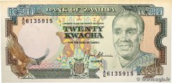20 Kwacha ZAMBIE  1989 P.32b TTB+