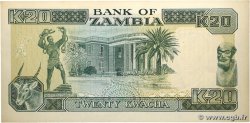 20 Kwacha ZAMBIE  1989 P.32a pr.NEUF