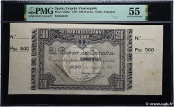 500 Pesetas ESPAGNE Bilbao 1937 PS.566a-er SPL
