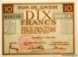 10 Francs FRANCE régionalisme et divers Colmar 1940 K.015