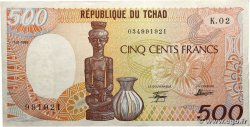 500 Francs type 1985 TCHAD  1986 A.285b SUP