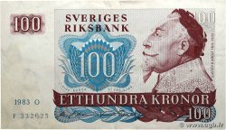 100 Kronor SUÈDE  1983 P.54c TTB+