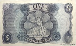 5 Pounds ANGLETERRE  1966 P.375b TTB+