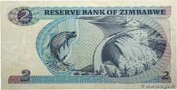 2 Dollars SIMBABWE  1983 P.01b fVZ