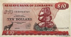 10 Dollars ZIMBABWE  1994 P.03e TTB+