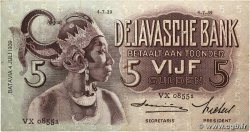 5 Gulden INDES NEERLANDAISES  1939 P.078