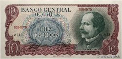 10 Escudos CHILI  1970 P.142 pr.NEUF