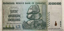 50 Millions Dollars ZIMBABWE  2008 P.79 TTB+