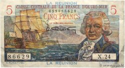 5 Francs Bougainville ÎLE DE LA RÉUNION  1946 P.41a