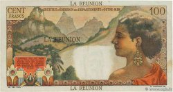 100 Francs La Bourdonnais Numéro radar ISOLA RIUNIONE  1960 P.49a BB