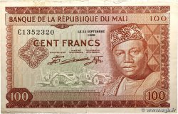 100 Francs MALI  1960 P.07a TTB