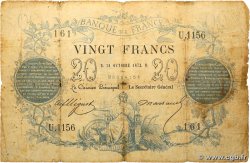 20 Francs type 1871 - Bleu FRANCE  1872 F.A46.03