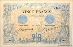 20 Francs NOIR Numéro spécial FRANKREICH  1904 F.09.03