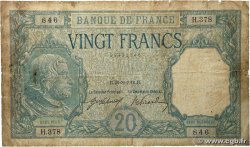 20 Francs BAYARD FRANCIA  1916 F.11.01 B