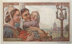 20 Francs PÊCHEUR FRANCE  1943 F.13.05 SUP+