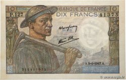 10 Francs MINEUR FRANCE  1947 F.08.17