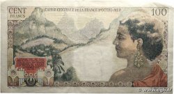 100 Francs La Bourdonnais CCFOM AFRIQUE ÉQUATORIALE FRANÇAISE  1947 A.133a XF-