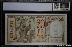 20 Francs Spécimen DJIBOUTI  1941 P.07Bs UNC