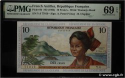 10 Francs ANTILLES FRANÇAISES  1964 P.08b NEUF
