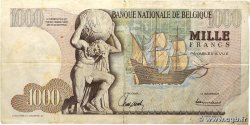 1000 Francs BELGIQUE  1967 P.136a TB+