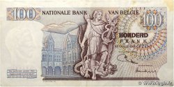100 Francs BELGIQUE  1971 P.134b TTB+
