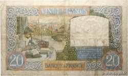 20 Francs TRAVAIL ET SCIENCE FRANCE  1941 F.12.17 TB