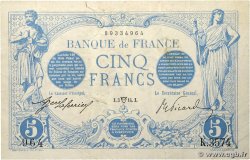 5 Francs BLEU FRANCE  1914 F.02.22