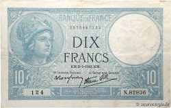 10 Francs MINERVE modifié FRANCE  1941 F.07.26