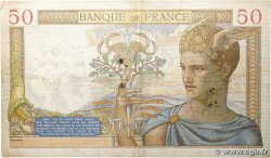 50 Francs CÉRÈS modifié FRANCE  1939 F.18.21 TB