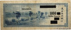 1000 Francs NOUVELLE CALÉDONIE  1944 P.47b BC