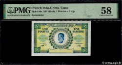 1 Piastre - 1 Kip Épreuve INDOCHINA  1953 P.099r SC