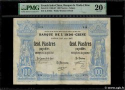 100 Piastres - 100 Piastres FRENCH INDOCHINA  1907 P.033