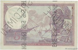 5 Francs FEMME CASQUÉE Spécimen FRANCIA  1921 F.03.05Sp SPL+