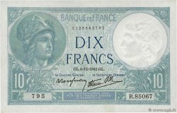 10 Francs MINERVE modifié FRANCIA  1941 F.07.30 FDC