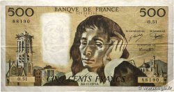 500 Francs PASCAL FRANCE  1975 F.71.13