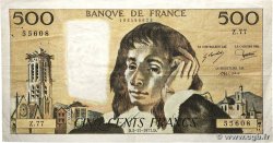 500 Francs PASCAL FRANCE  1977 F.71.17