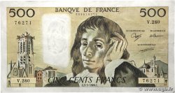 500 Francs PASCAL FRANCE  1988 F.71.39
