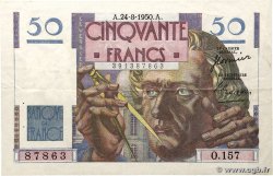 50 Francs LE VERRIER FRANCE  1950 F.20.16