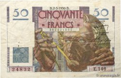 50 Francs LE VERRIER FRANCE  1950 F.20.14