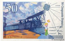 50 Francs SAINT-EXUPÉRY modifié FRANCE  1999 F.73.05 pr.NEUF