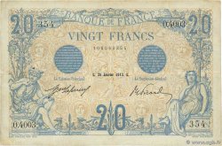 20 Francs BLEU FRANCIA  1913 F.10.03 BB