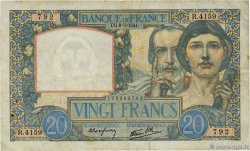 20 Francs TRAVAIL ET SCIENCE FRANCIA  1941 F.12.14 q.BB