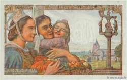 20 Francs PÊCHEUR FRANCIA  1944 F.13.09 FDC