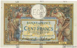 100 Francs LUC OLIVIER MERSON sans LOM Spécimen FRANCIA  1920 F.23.13Sp SPL+