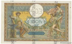 100 Francs LUC OLIVIER MERSON sans LOM Spécimen FRANCIA  1920 F.23.13Sp SPL+